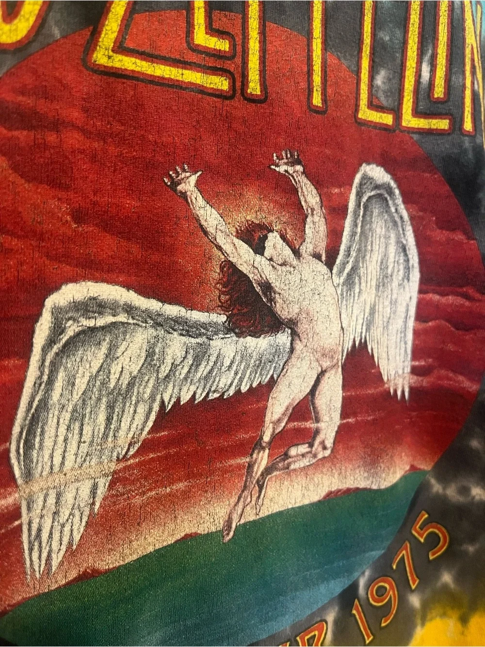 Led Zeppelin Tie-Dye Short Sleeve Tee U.S. Tour Special Edition - Picture 5 of 5